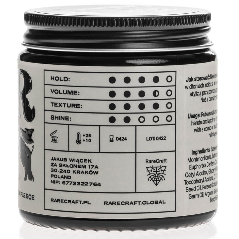 RareCraft Harden Clay Pomade